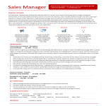 template topic preview image Striking Sales Manager Resume