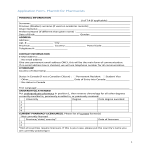 template topic preview image Application Form For Pharmd For Pharmacists