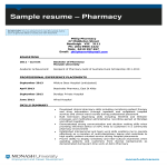 Pharmacist Employment gratis en premium templates