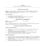 template topic preview image Industrial Engineering Resume