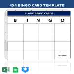 template topic preview image Bingokarten 4x4