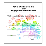 template preview imageCertificate Of Appreciation Sheet