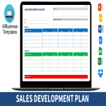 Personal Development Sales Plan gratis en premium templates