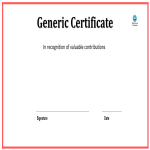 Vorschaubild der VorlageGeneric Certificate