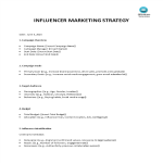template topic preview image Influencer Marketing Strategy Template
