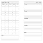 Do-it-yourself Planner gratis en premium templates