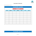template topic preview image Kalender Template