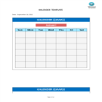 Kalender Template gratis en premium templates