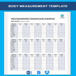 Measurement Body gratis en premium templates
