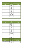 template topic preview image Darts Score Sheet