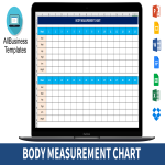 template topic preview image Standard Body Measurement Chart