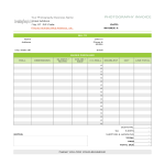 template topic preview image Photography Sales Receipt