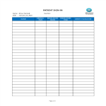template topic preview image Dental Patient Sign In Sheet