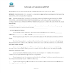 image Parking Lot Lease Agreement Template