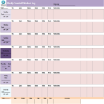 template topic preview image Weekly Treadmill Workout Log