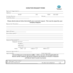 Formal Donation Request Form gratis en premium templates