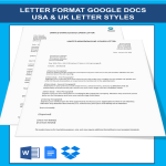 Vorschaubild der VorlageBusiness Letter Format Google Docs