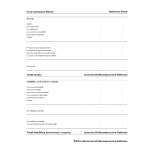 Balance Sheet spreadsheet template gratis en premium templates