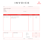 template topic preview image AIRBNB Rental Invoice template