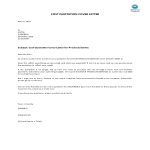 Cost Quotation Cover Letter gratis en premium templates