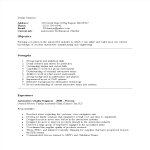 template topic preview image Automotive Technician Engineering Resume