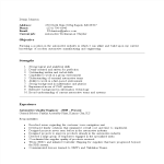 Automotive Technician Engineering Resume gratis en premium templates