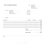 template topic preview image Editable Company Payroll Invoice