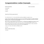 template topic preview image Congratulations with Baby Letter Example