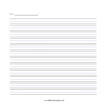 template topic preview image 小线条横格写字纸