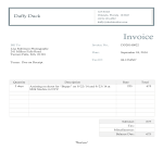 template topic preview image Photography Services Invoice PDF Template