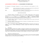 image Mortgage Agreement Template
