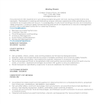 template topic preview image Server Catering Resume example