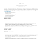 Server Catering Resume example gratis en premium templates