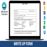 Write Up Form gratis en premium templates