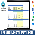 Business Budget Excel gratis en premium templates