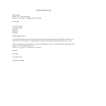 Employee Email Resignation Letter Word Format gratis en premium templates