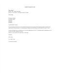 template topic preview image Employee Email Resignation Letter Word Format