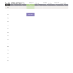 Daily Appointment Calendar gratis en premium templates