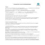 template topic preview image Financial lease overeenkomst