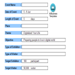 Vorschaubild der VorlageEvent Budget Spreadsheet Template