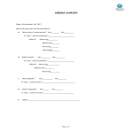 template preview imageMedia Survey form