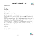 Temporary Resignation Letter Format gratis en premium templates