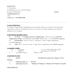 Fresher Resume example gratis en premium templates