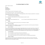 image IT Employee Appointment Letter