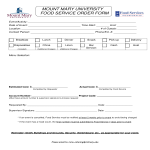 template topic preview image Food Catering Service Order Form Sample Format