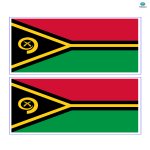 template preview imageVanuatu Flag