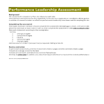 Performance Leadership Tool gratis en premium templates