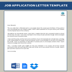 Application for Employment gratis en premium templates
