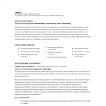 template topic preview image Product Marketing Executive Resume