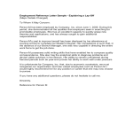 Former Employee Recommendation Letter gratis en premium templates